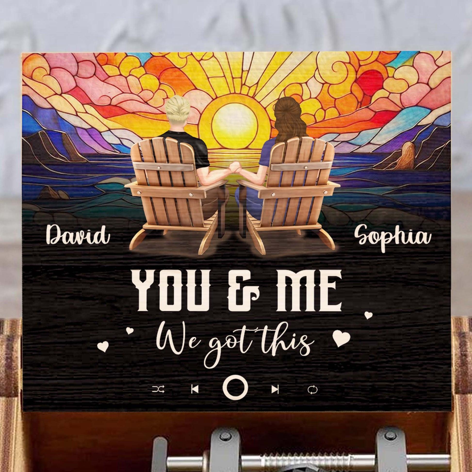 You & Me We Got This, Sunset Beach Chairs