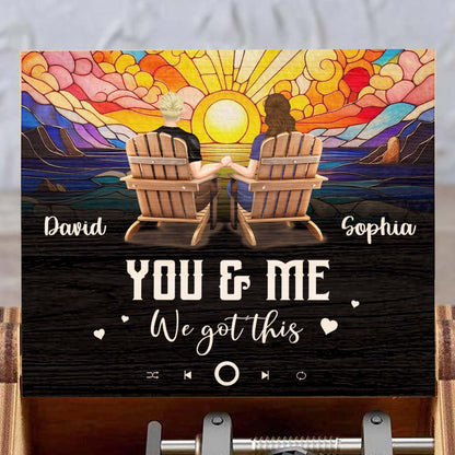 You & Me We Got This, Sunset Beach Chairs