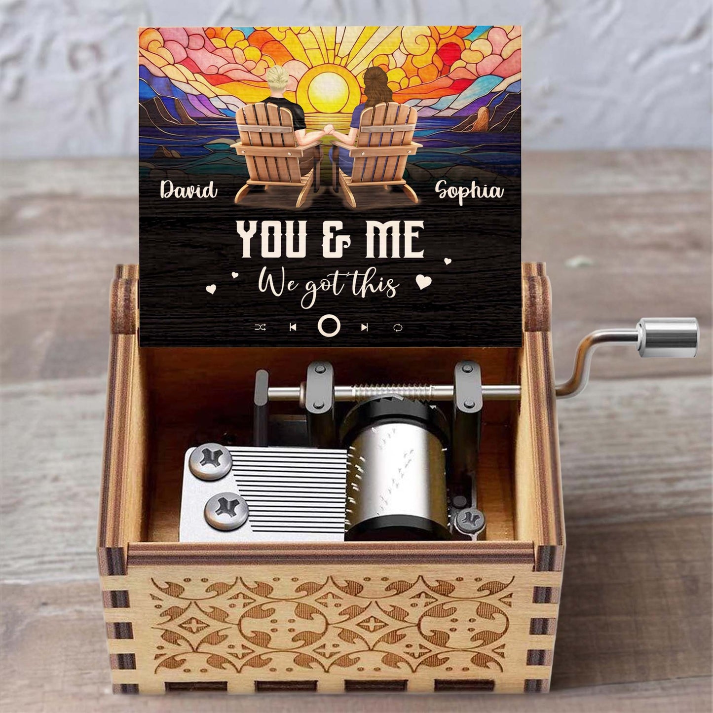 You & Me We Got This, Sunset Beach Chairs