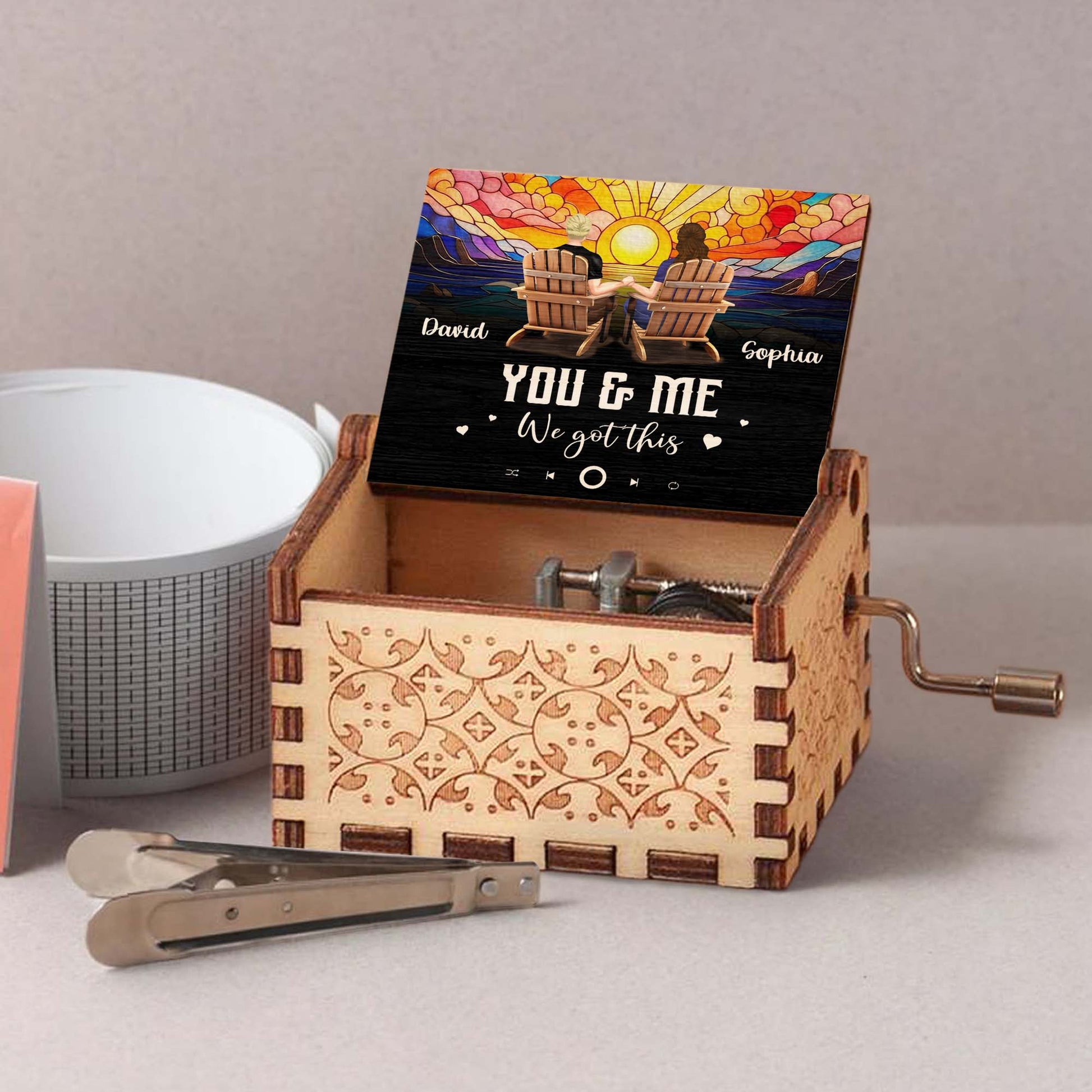 You & Me We Got This, Sunset Beach Chairs