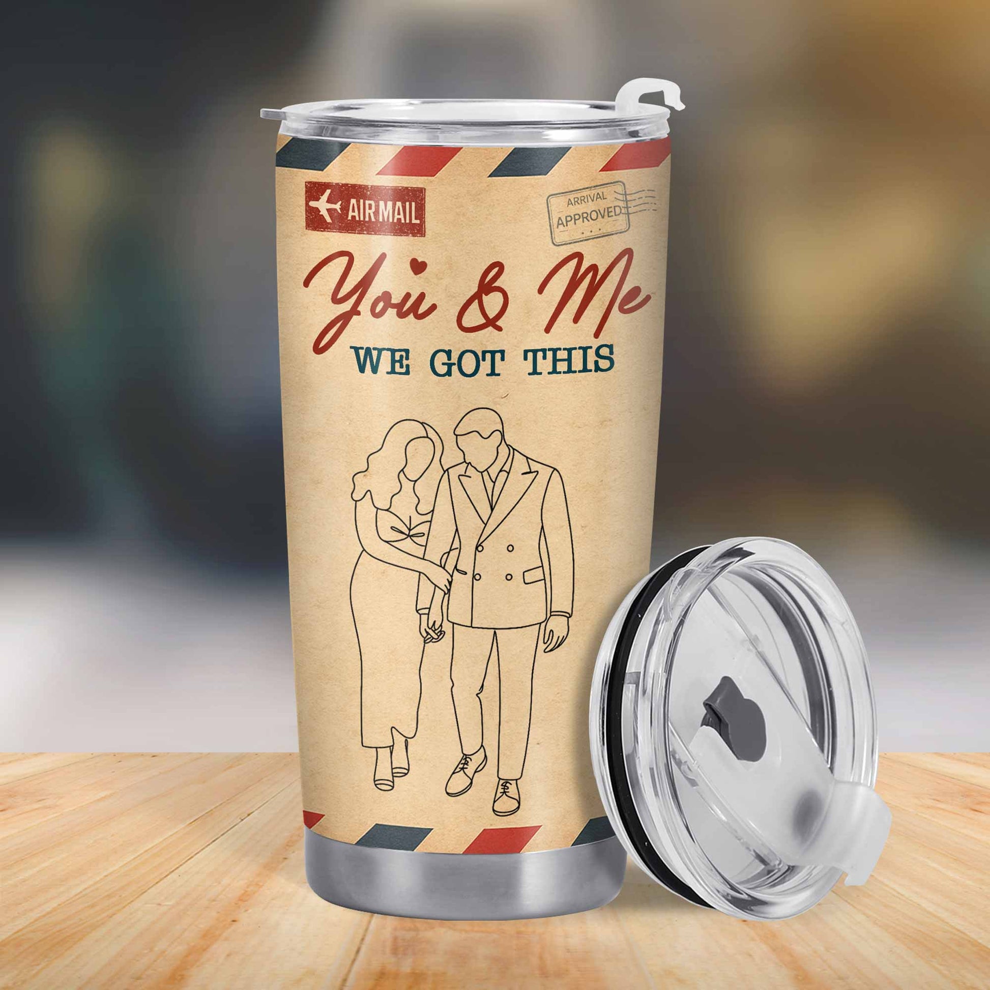 You & Me We Got This, Meeting You Was Fate, Couple Tumbler
