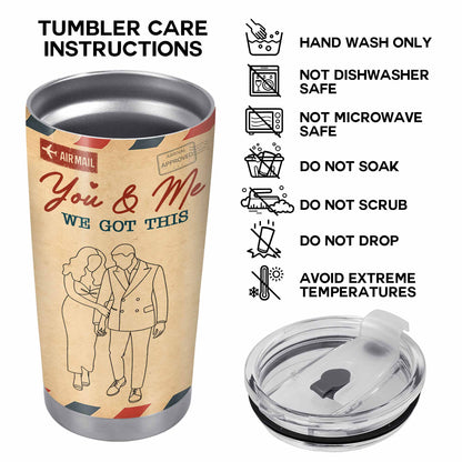 You & Me We Got This, Meeting You Was Fate, Couple Tumbler
