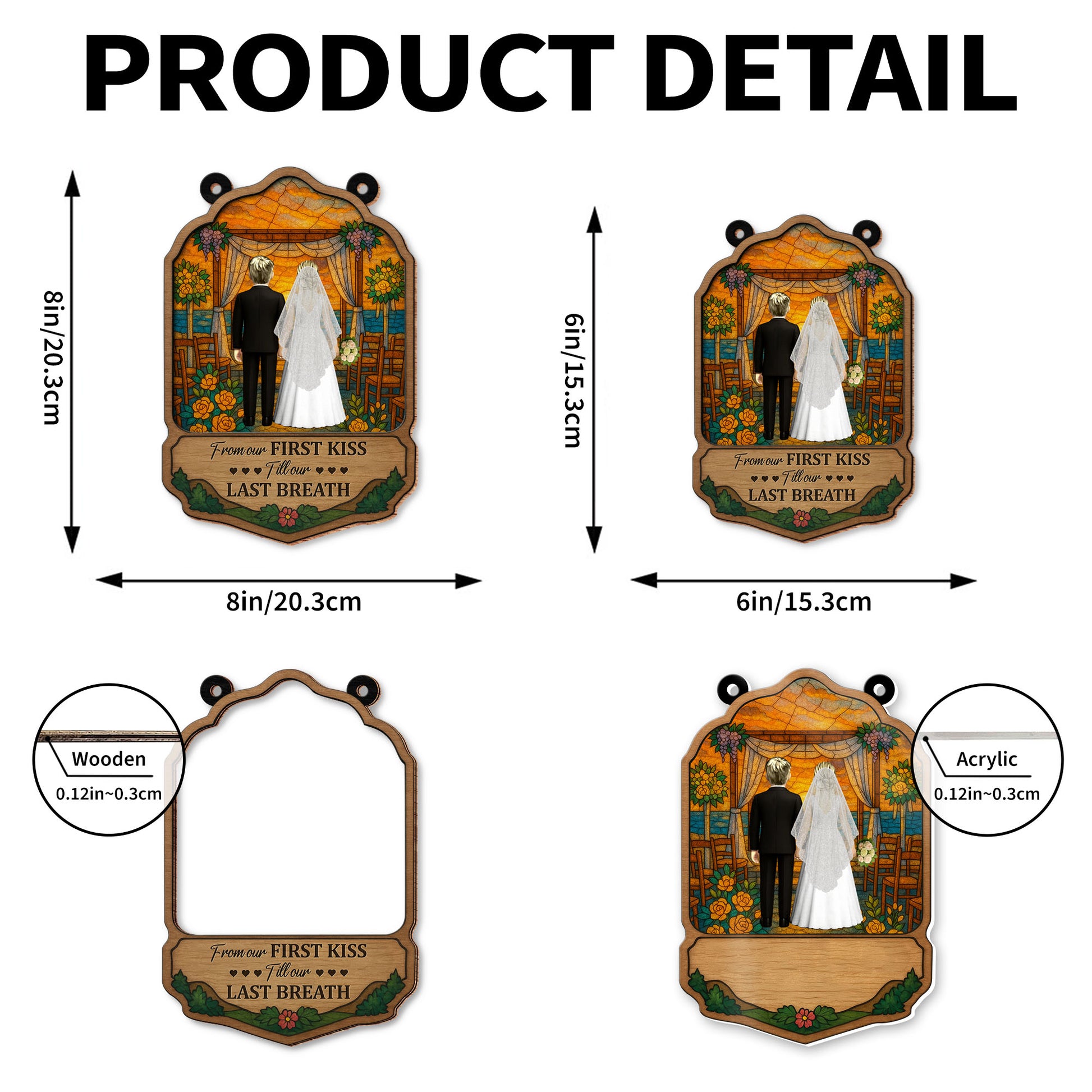 From Our First Kiss Till Our Last Breath, Wedding Couple