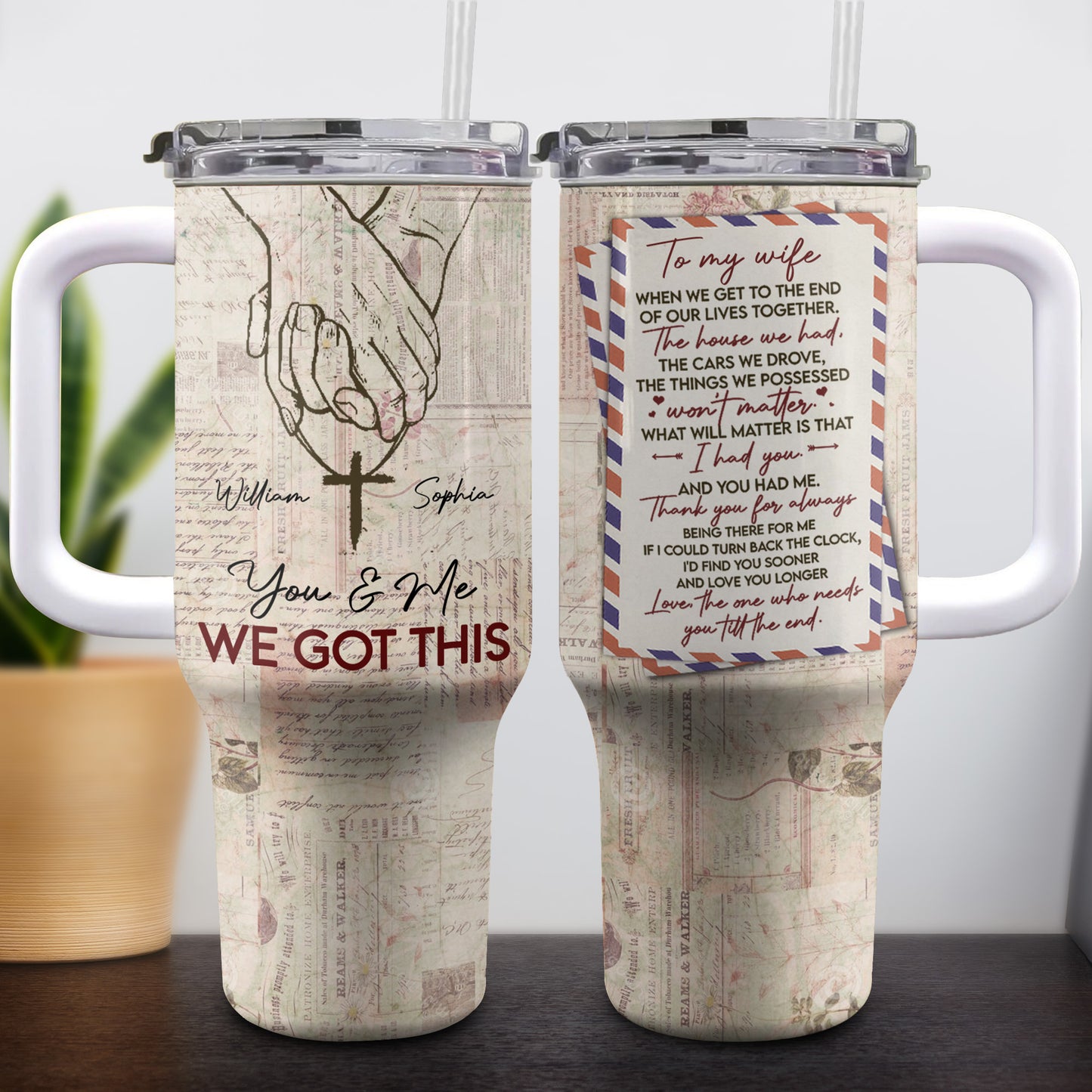 You & Me We Got This, Holding Hands and Cross