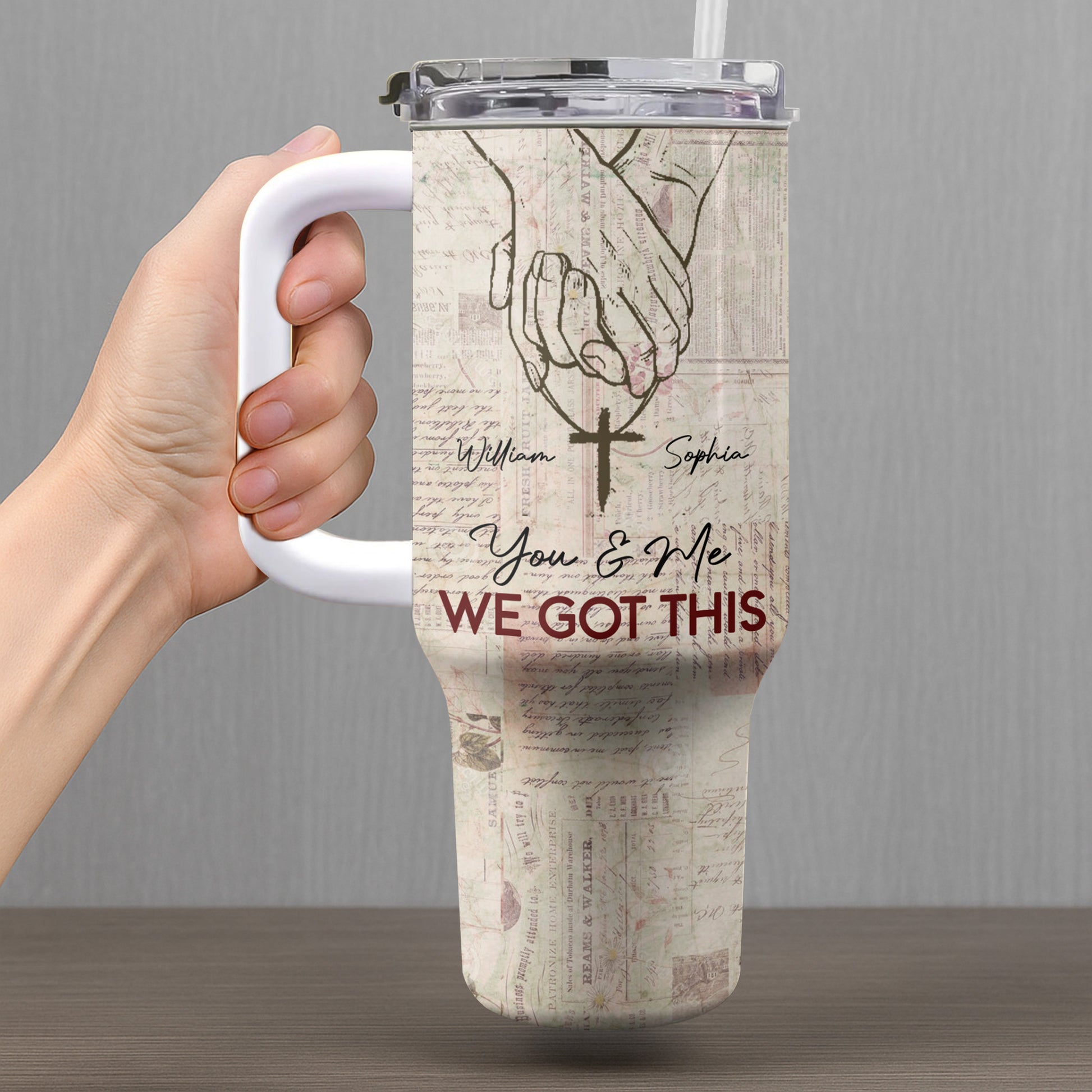 You & Me We Got This, Holding Hands and Cross