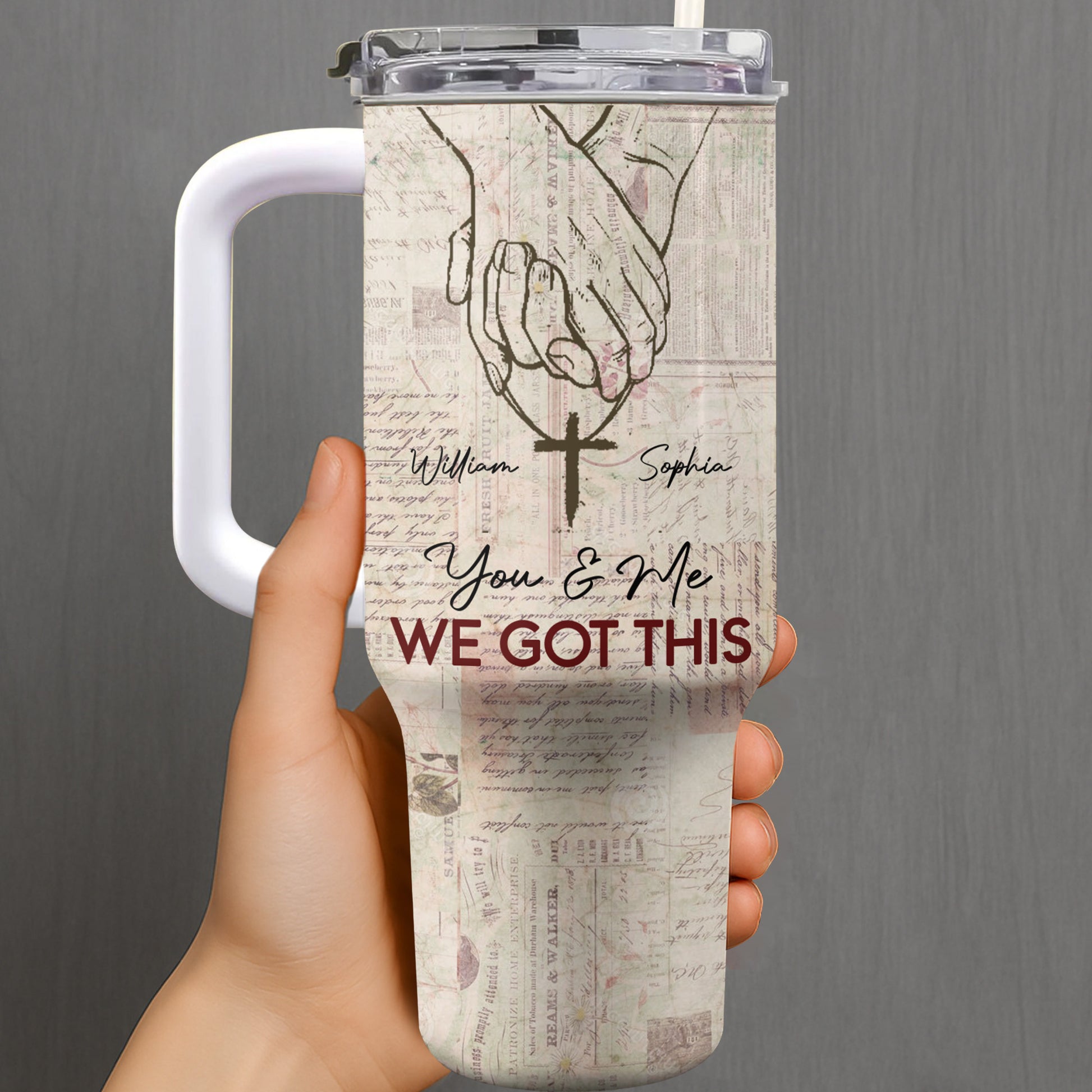 You & Me We Got This, Holding Hands and Cross