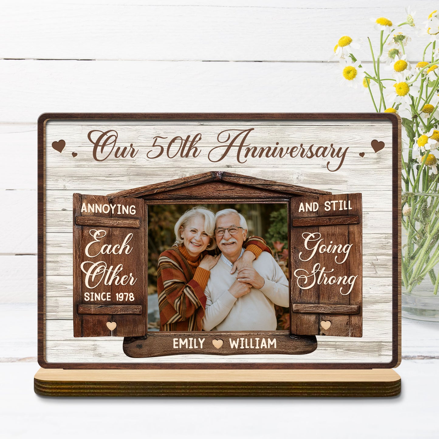 Annoying Each Other Since [year], And Still Going Strong, House Shape