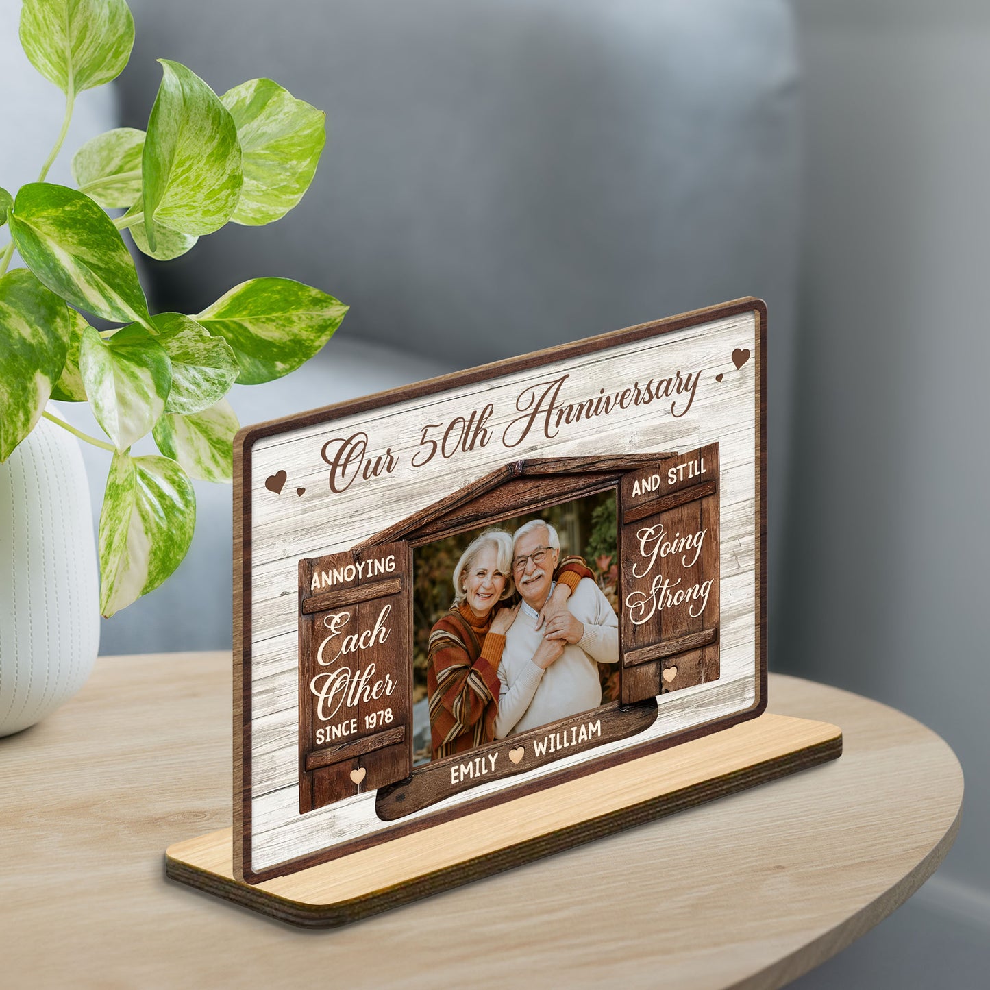 Annoying Each Other Since [year], And Still Going Strong, House Shape