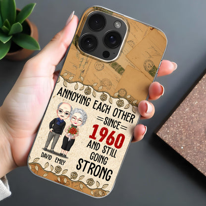 Annoying Each Other Since, Cartoon Couple, Roses