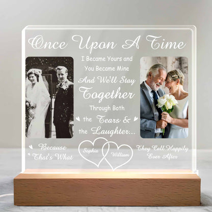 Once Upon A Time, Together Forever With Photos And Hearts