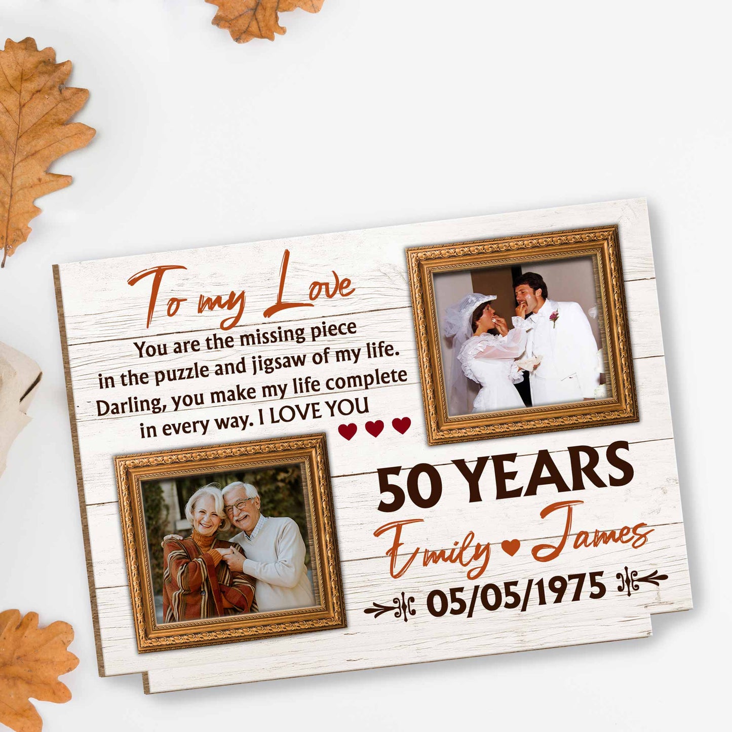 To My Love, Missing Piece Puzzle