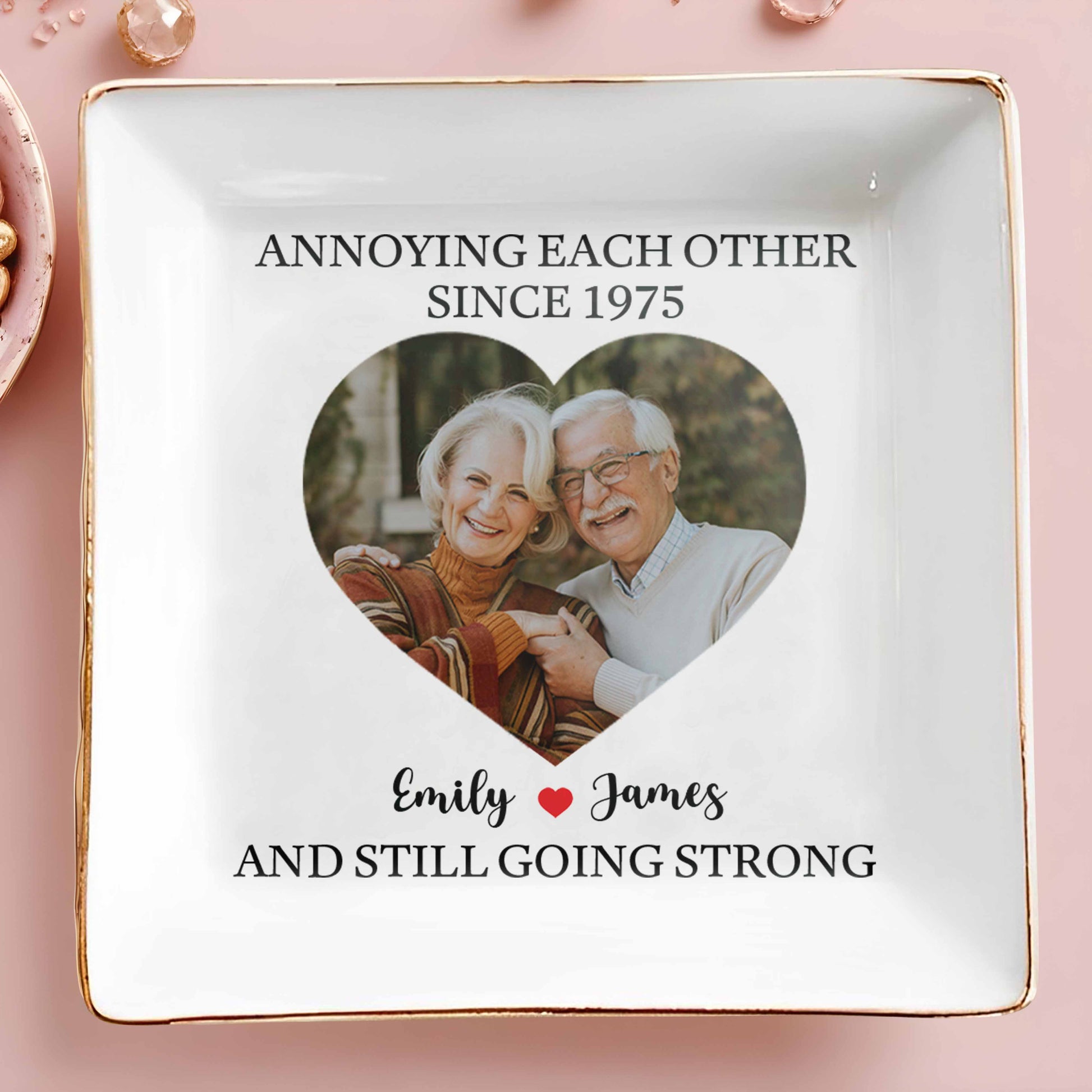 Annoying Each Other Since And Still Going Strong, Ceramic Dish