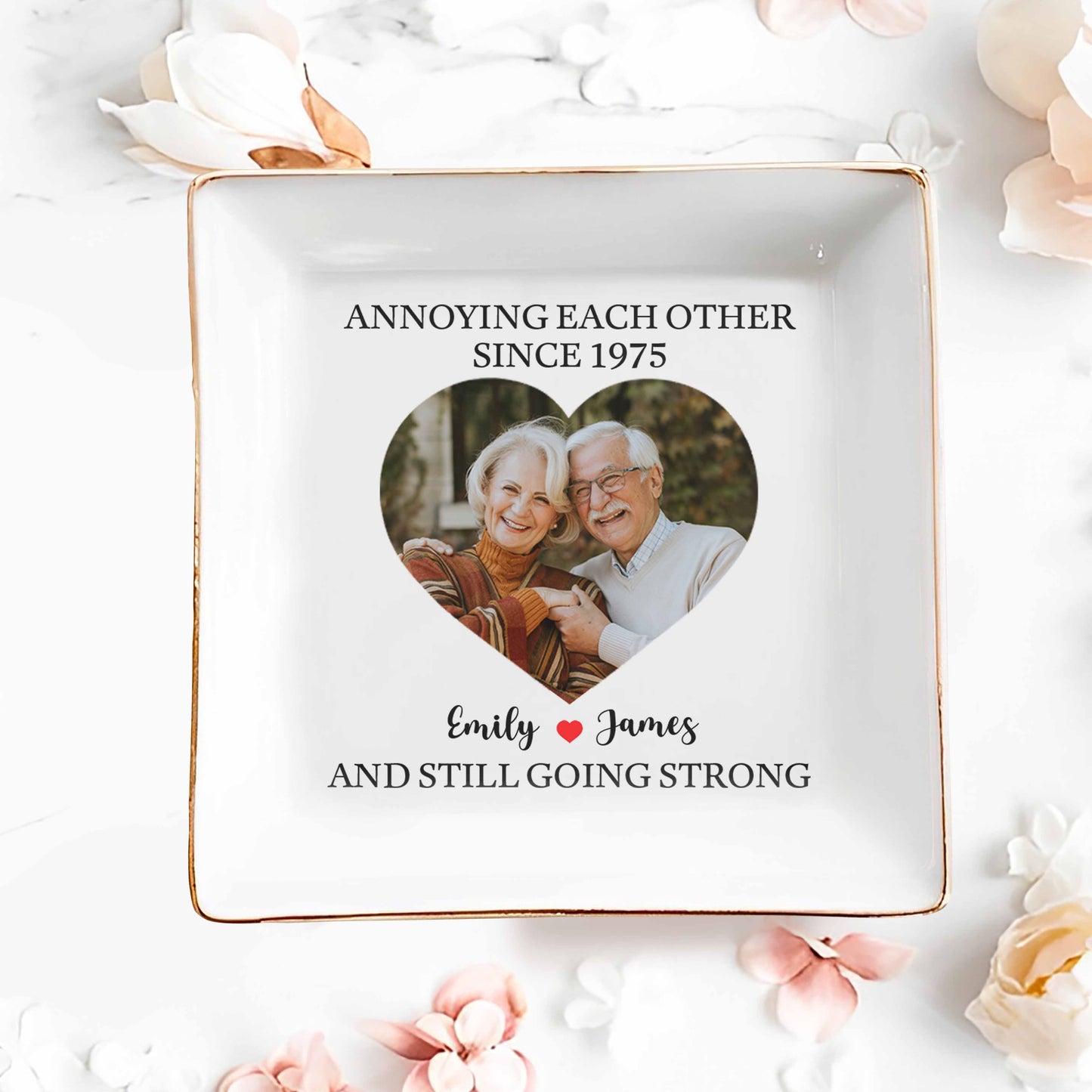 Annoying Each Other Since And Still Going Strong, Ceramic Dish