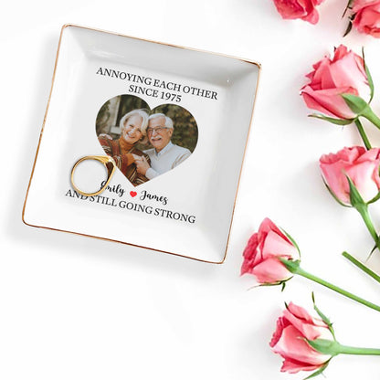 Annoying Each Other Since And Still Going Strong, Ceramic Dish