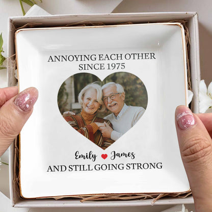Annoying Each Other Since And Still Going Strong, Ceramic Dish