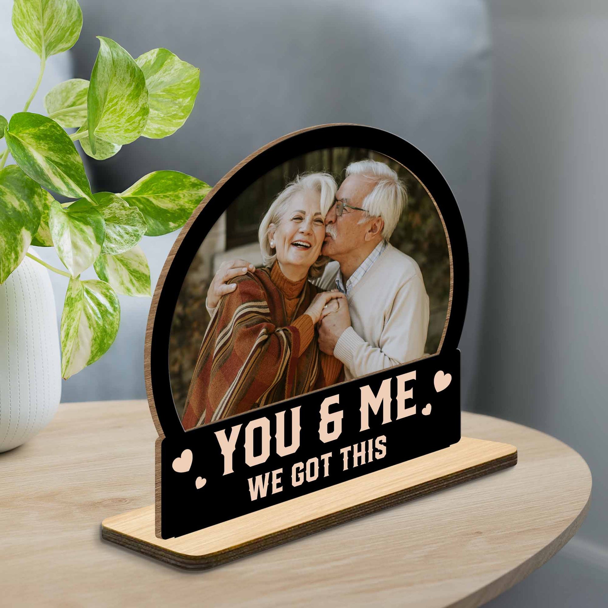 You & Me, We Got This With Elderly Couple Design