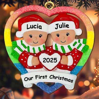 Our First Christmas, Hearts And Christmas Hats