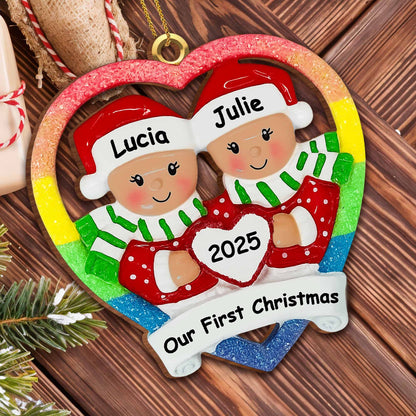 Our First Christmas, Hearts And Christmas Hats