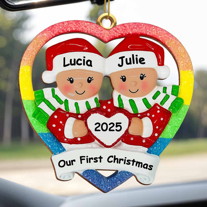 Our First Christmas, Hearts And Christmas Hats