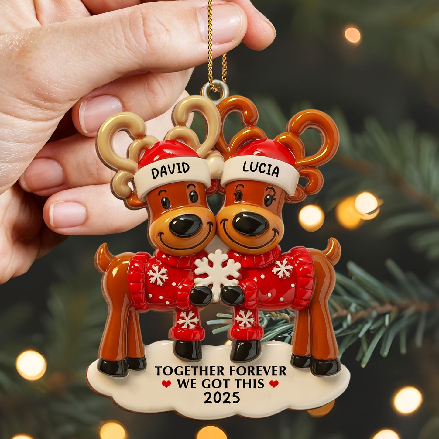 Together Forever We Got This, Reindeer Ornament