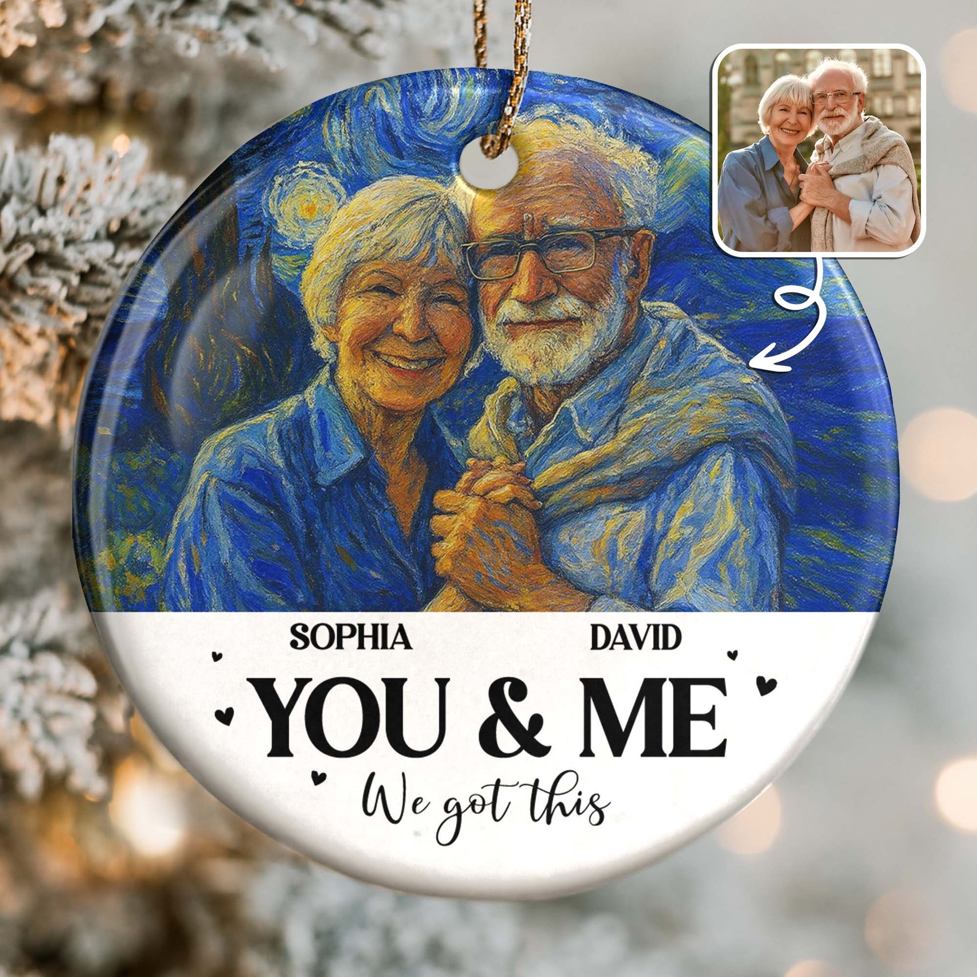 You & Me, We Got This, Elder Couple Portrait