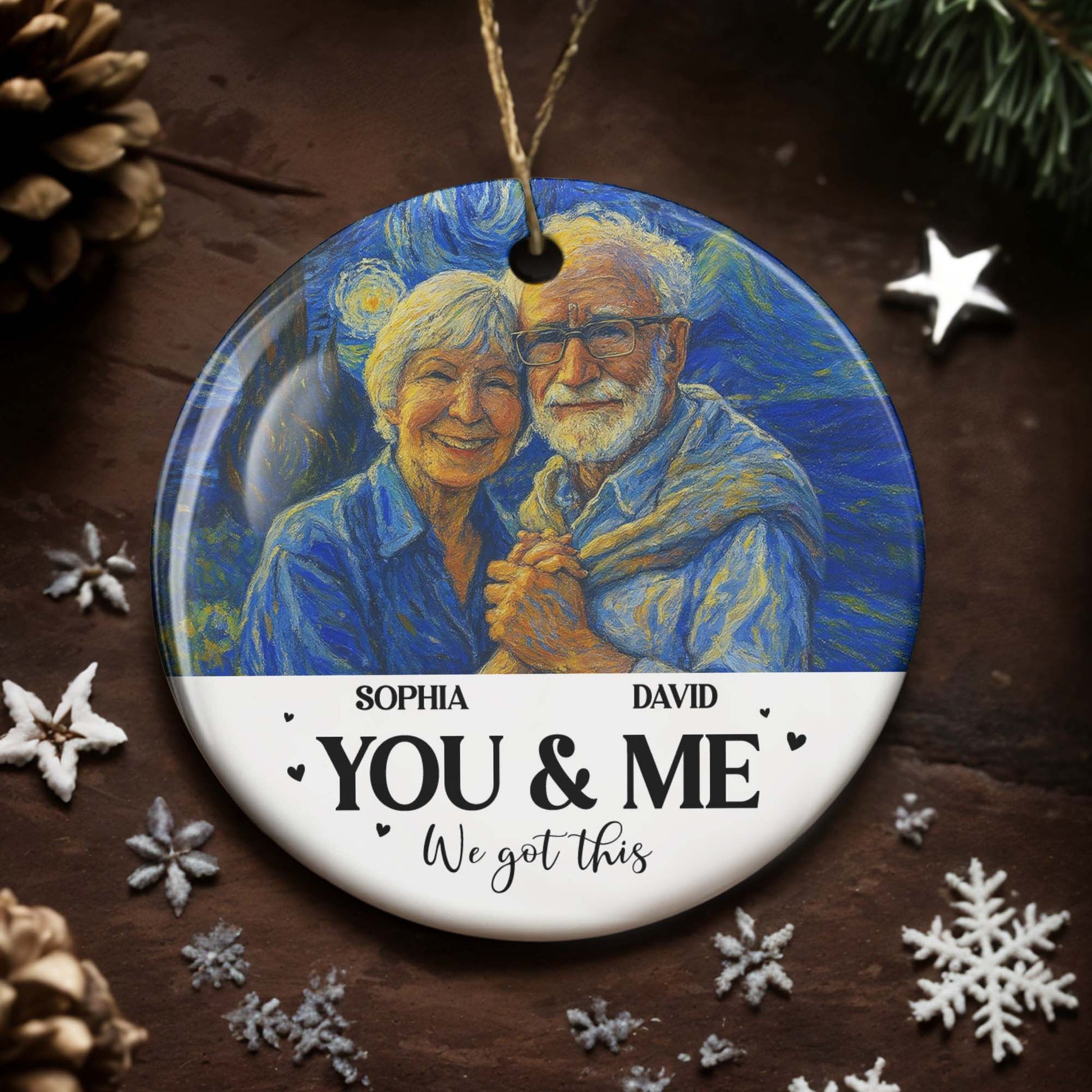 You & Me, We Got This, Elder Couple Portrait