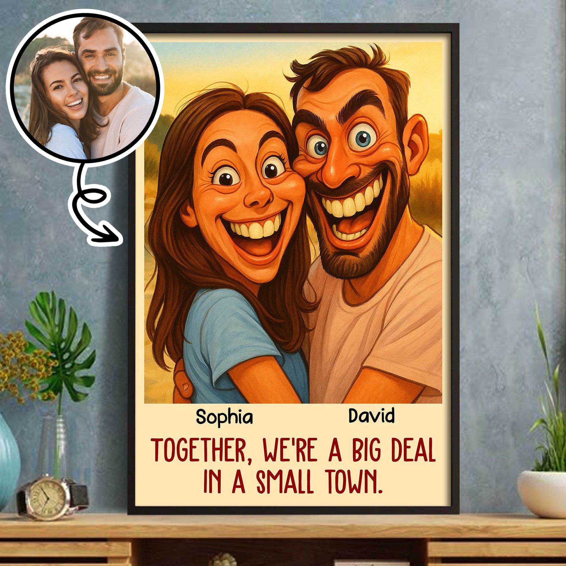 Together We're A Big Deal In A Small Town, Couple Portrait