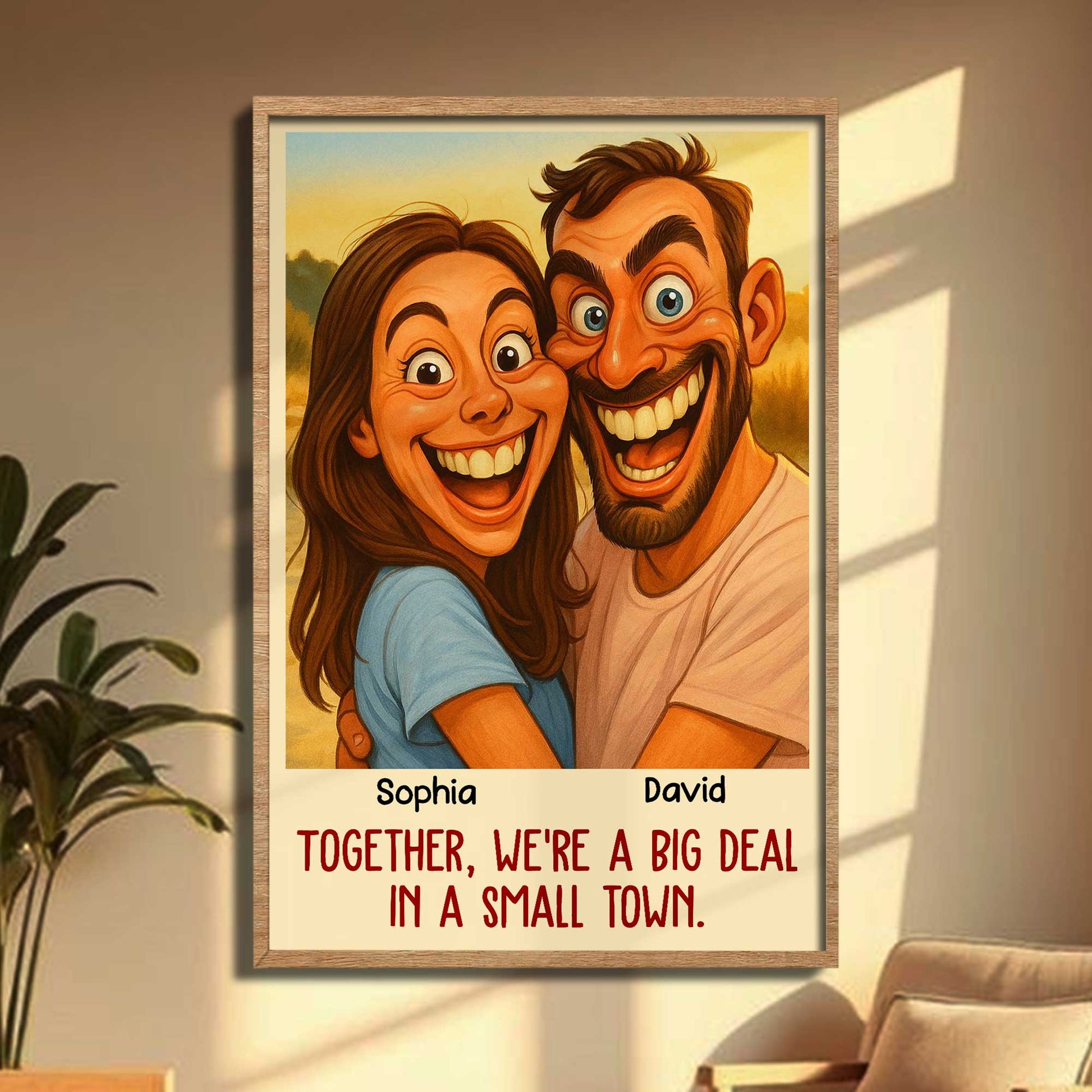 Together We're A Big Deal In A Small Town, Couple Portrait