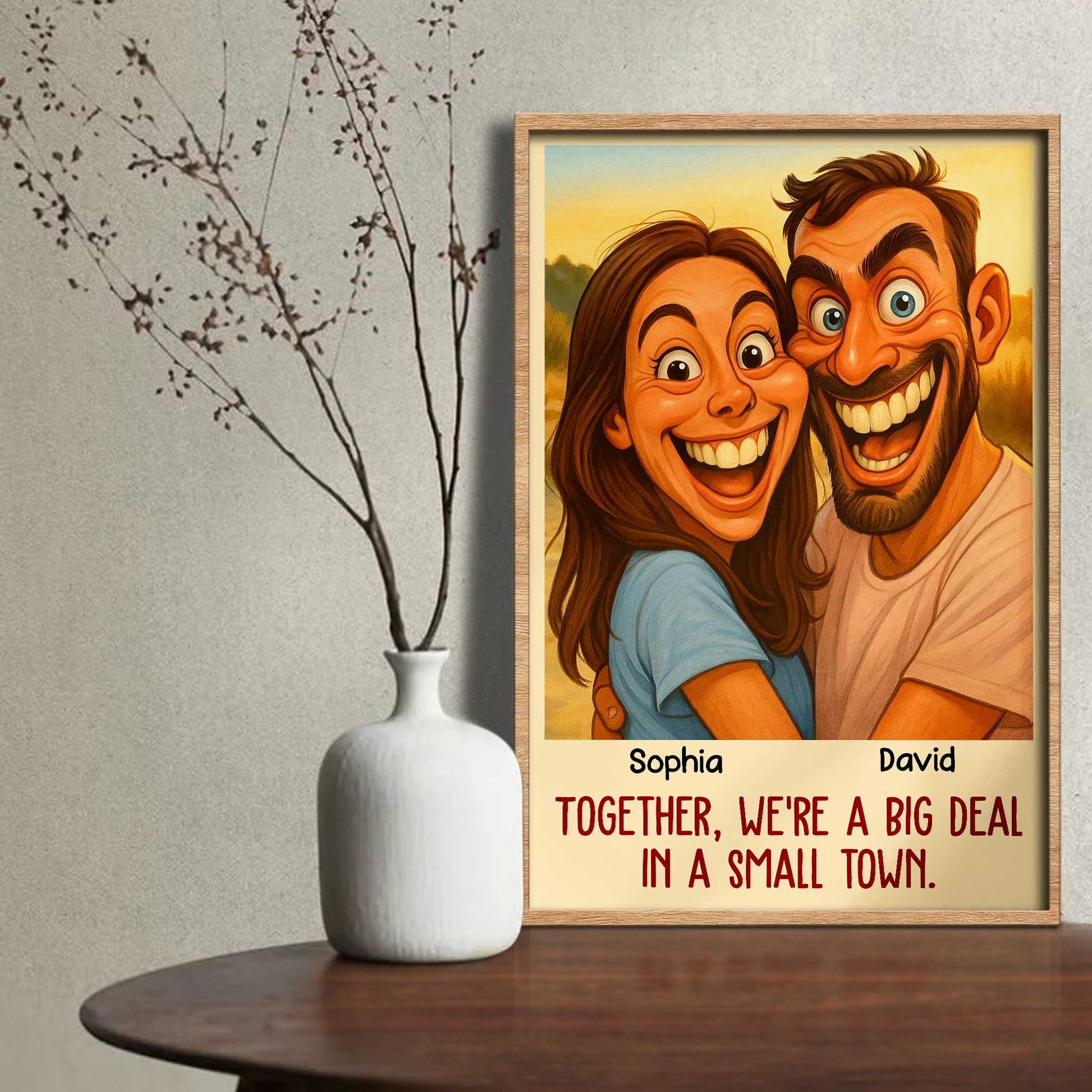 Together We're A Big Deal In A Small Town, Couple Portrait