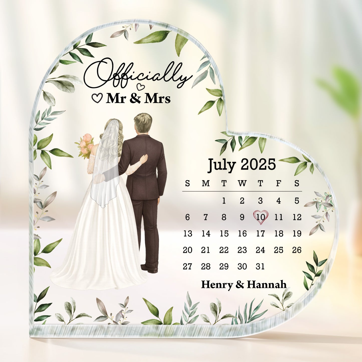 Officially Mr & Mrs With Bride And Groom