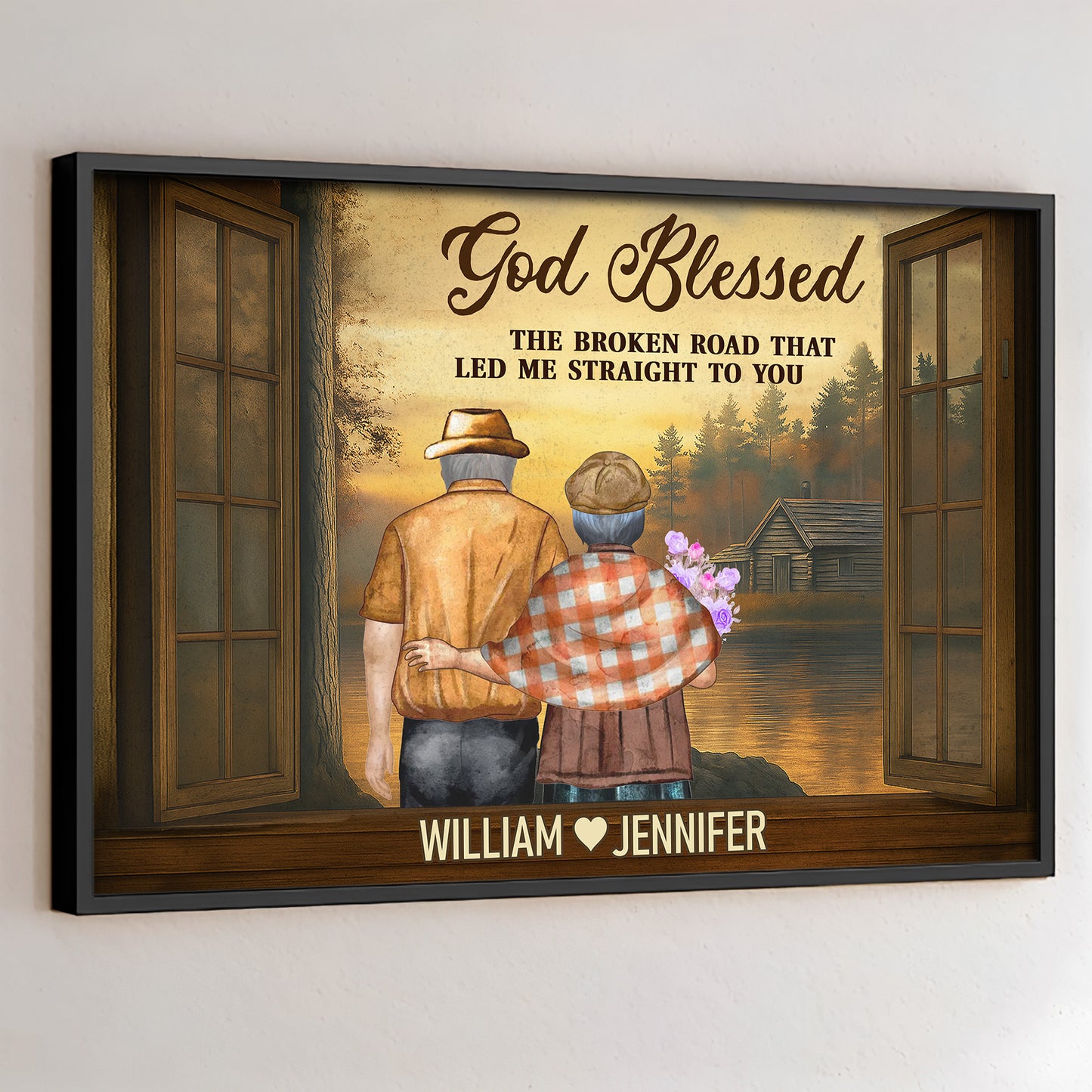 God Blessed The Broken Road, Couple By The Lake