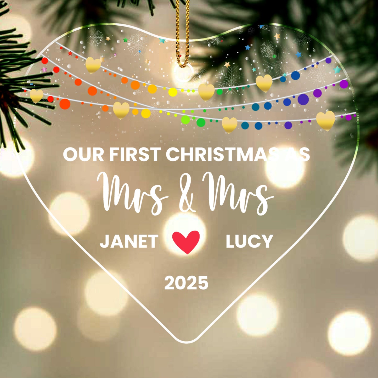 Our First Christmas As Mrs & Mrs, Christmas Lights