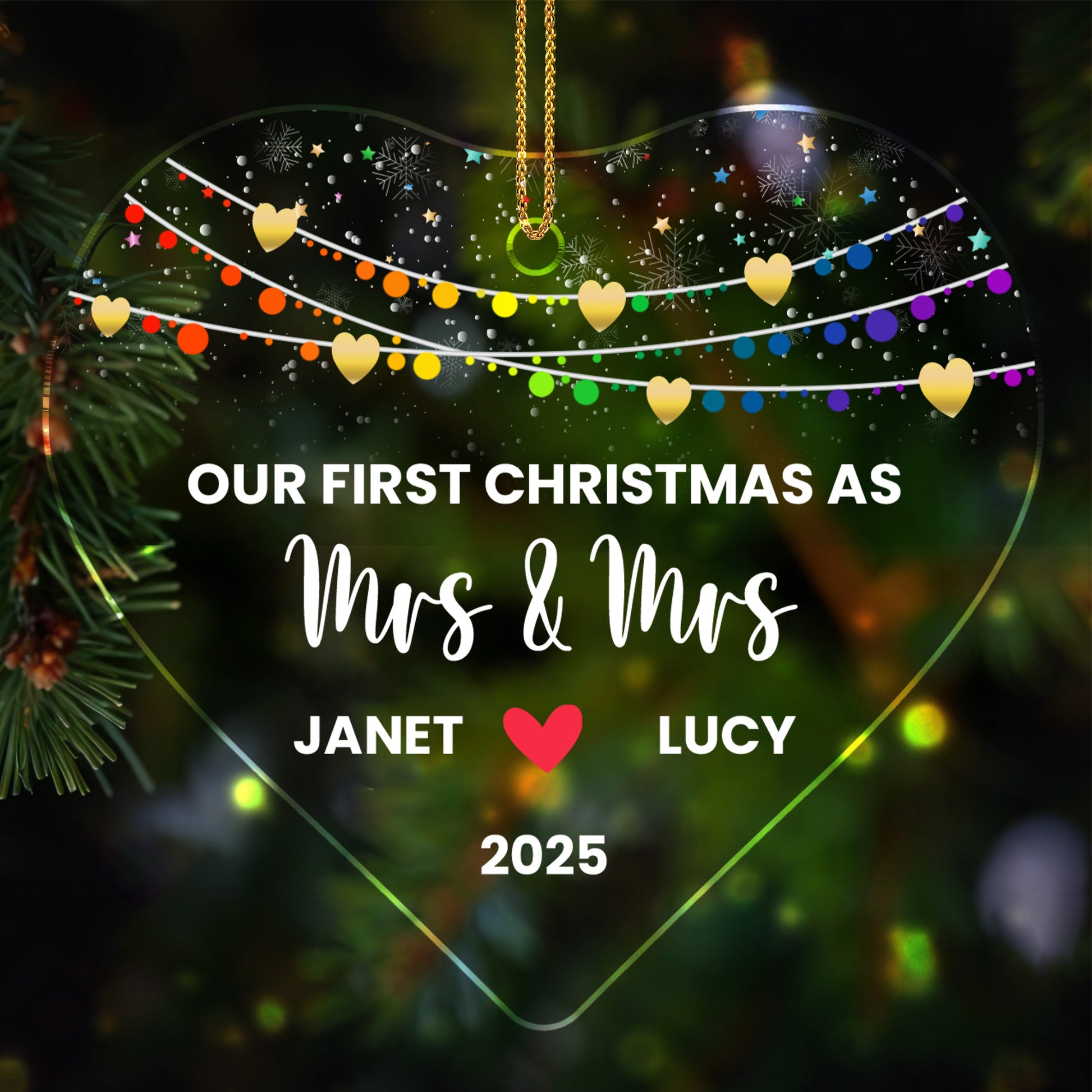 Our First Christmas As Mrs & Mrs, Christmas Lights