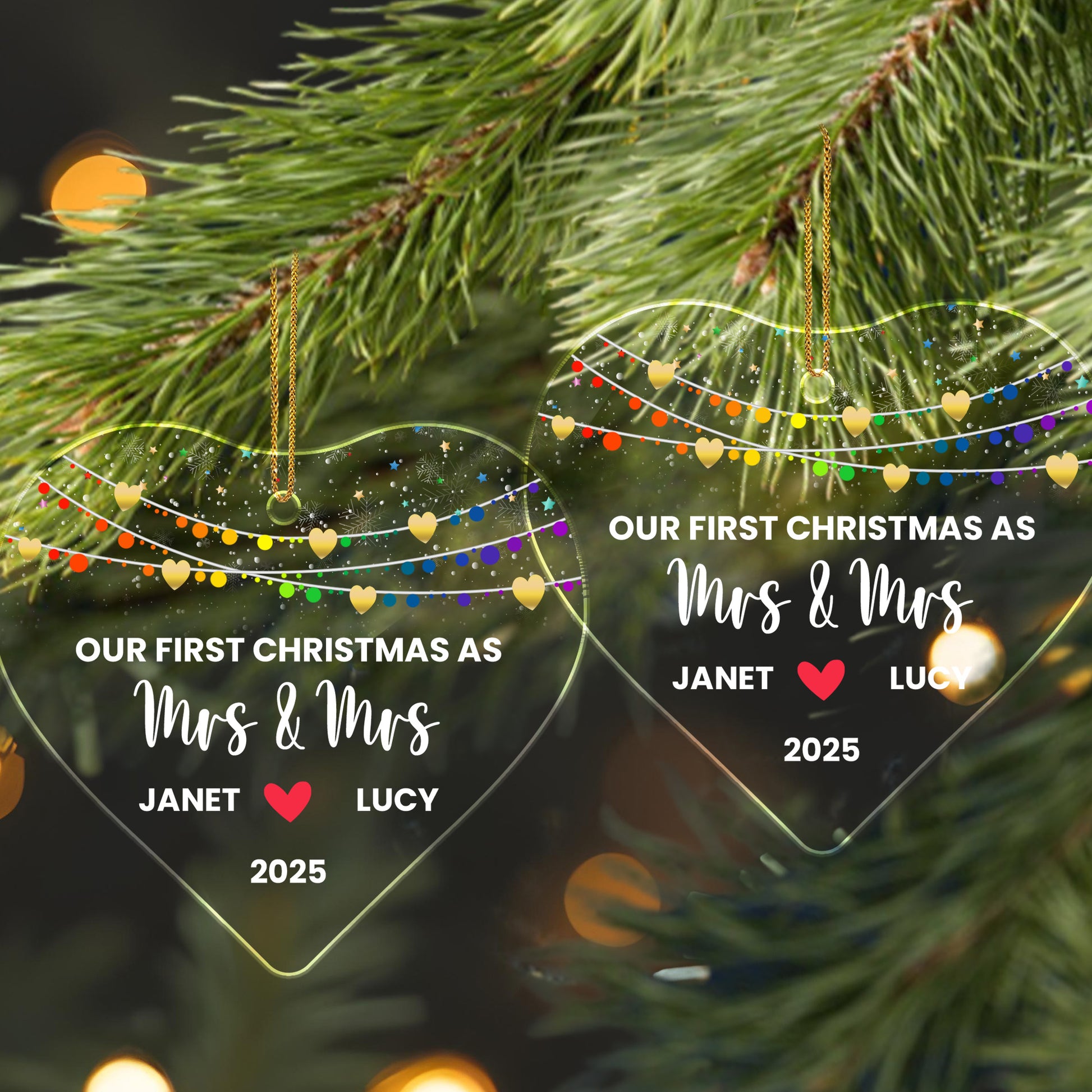 Our First Christmas As Mrs & Mrs, Christmas Lights