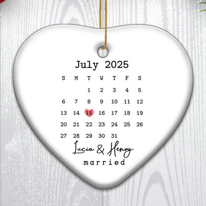 July Month Showing Important Date In Heart