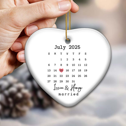 July Month Showing Important Date In Heart