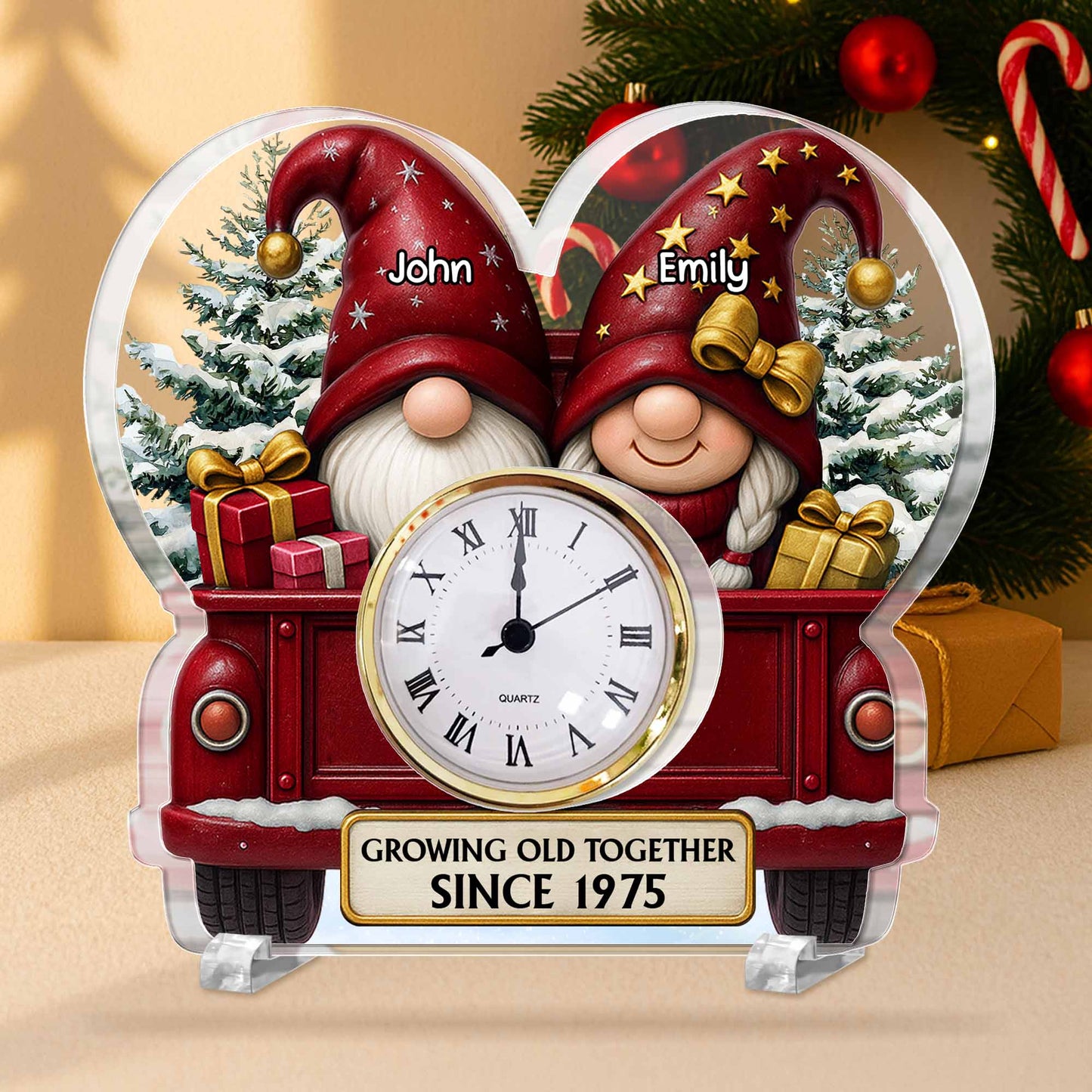 Growing Old Together with Christmas Gnomes and Gifts