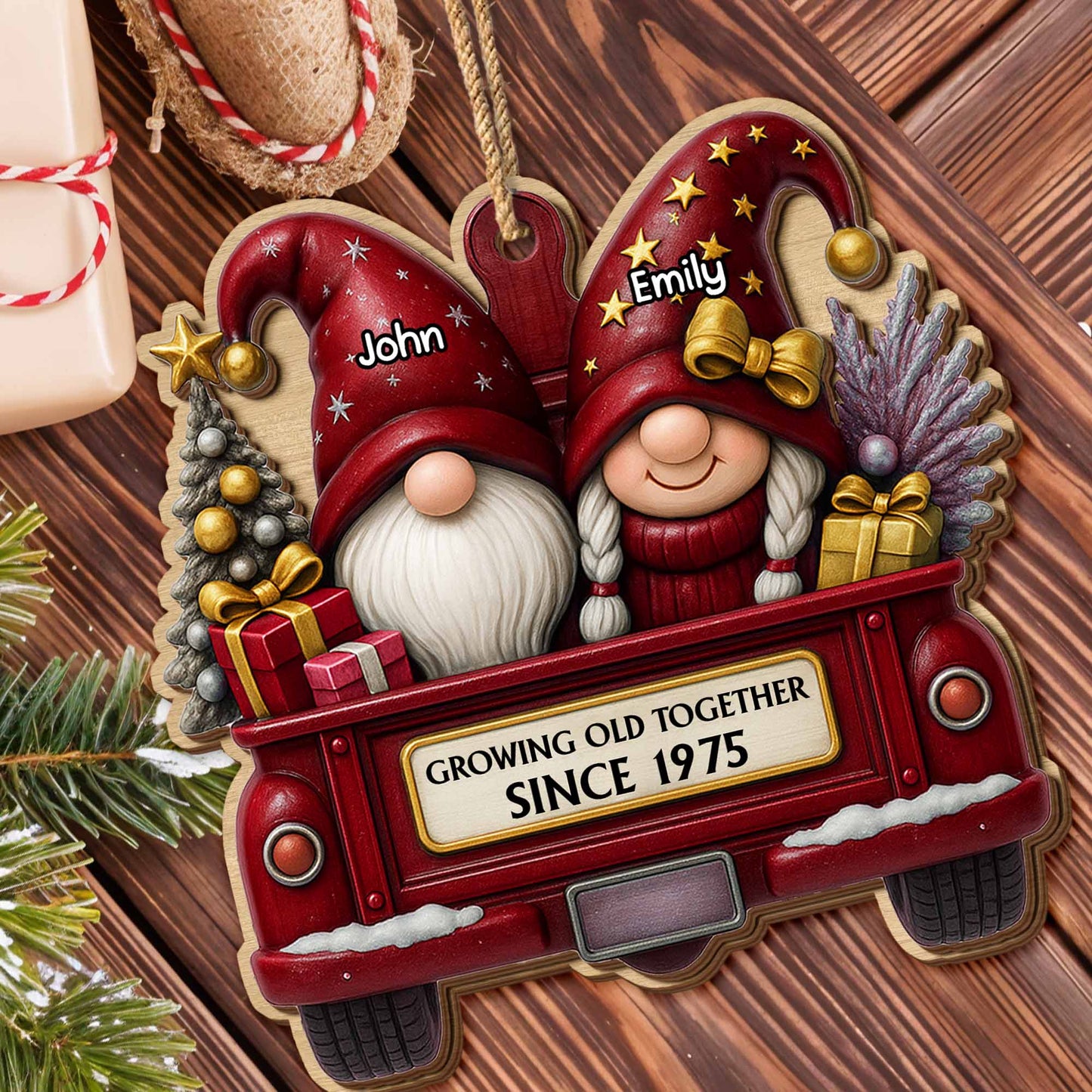 Growing Old Together Since, Charming Christmas Gnomes