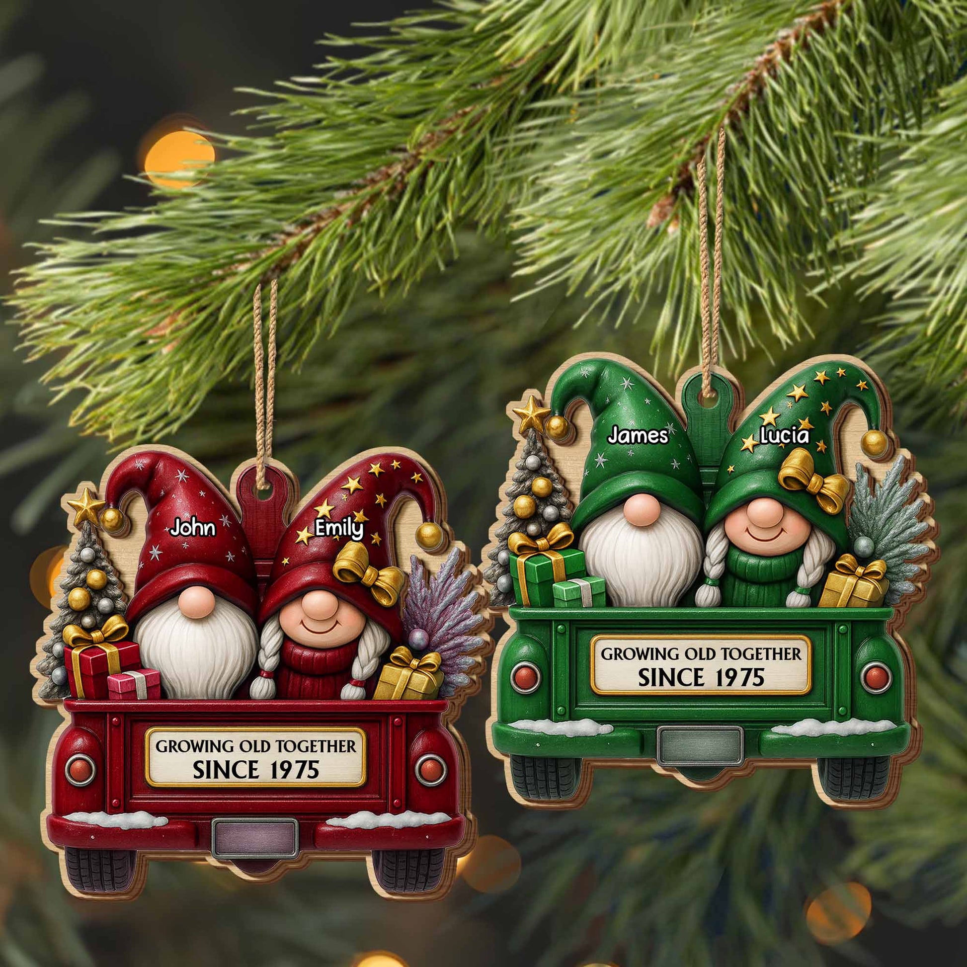 Growing Old Together Since, Charming Christmas Gnomes