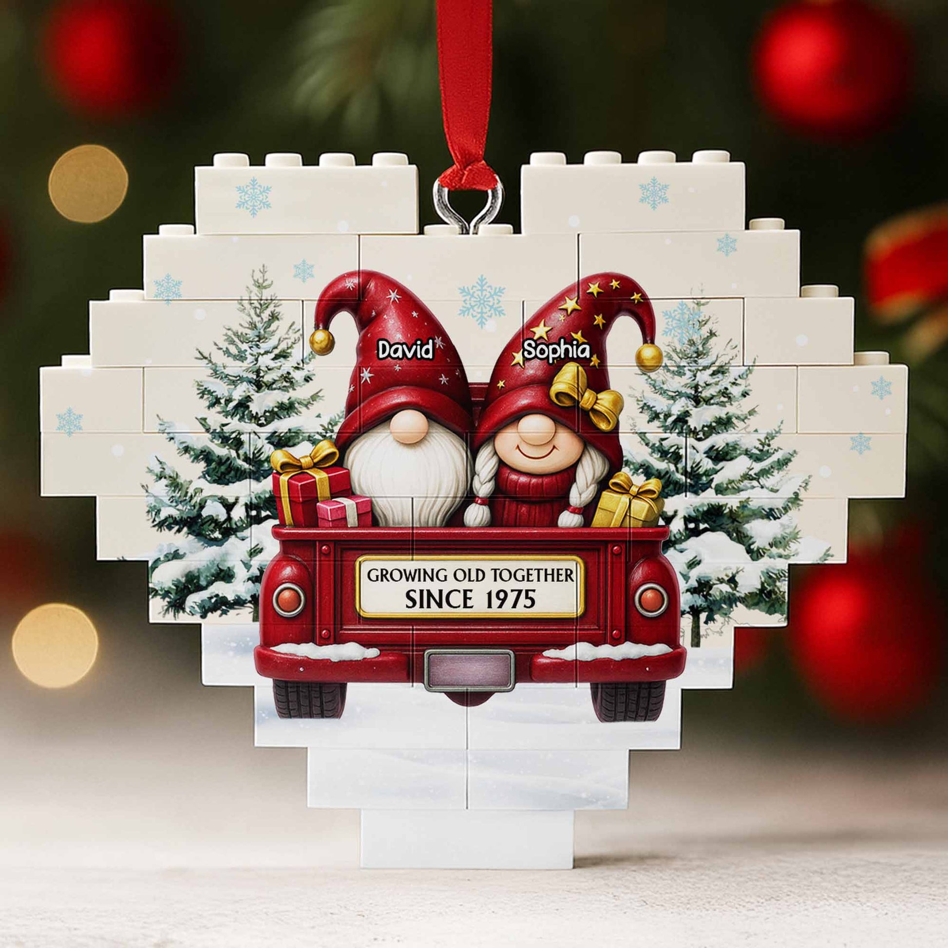 Growing Old Together, Christmas Tree and Red Truck