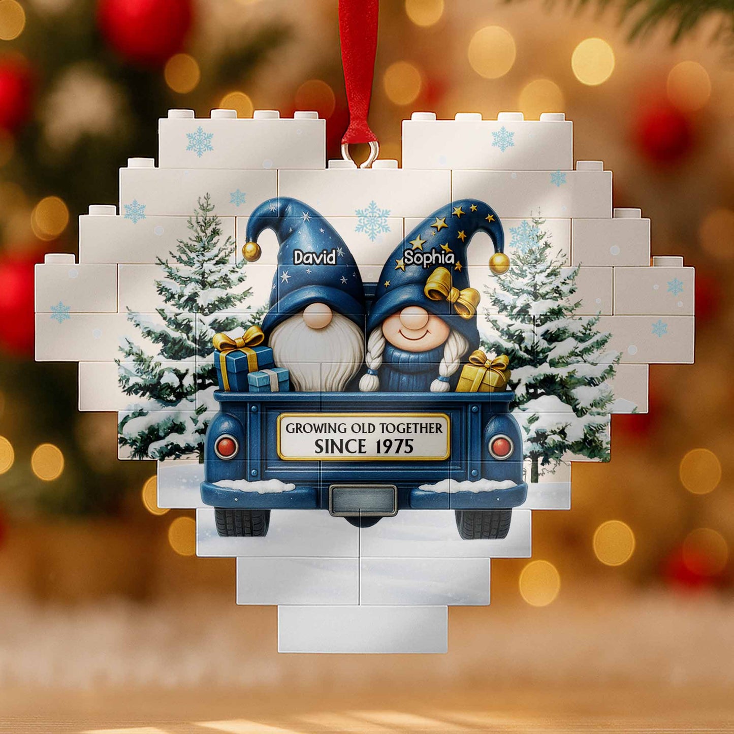 Growing Old Together, Christmas Tree and Red Truck