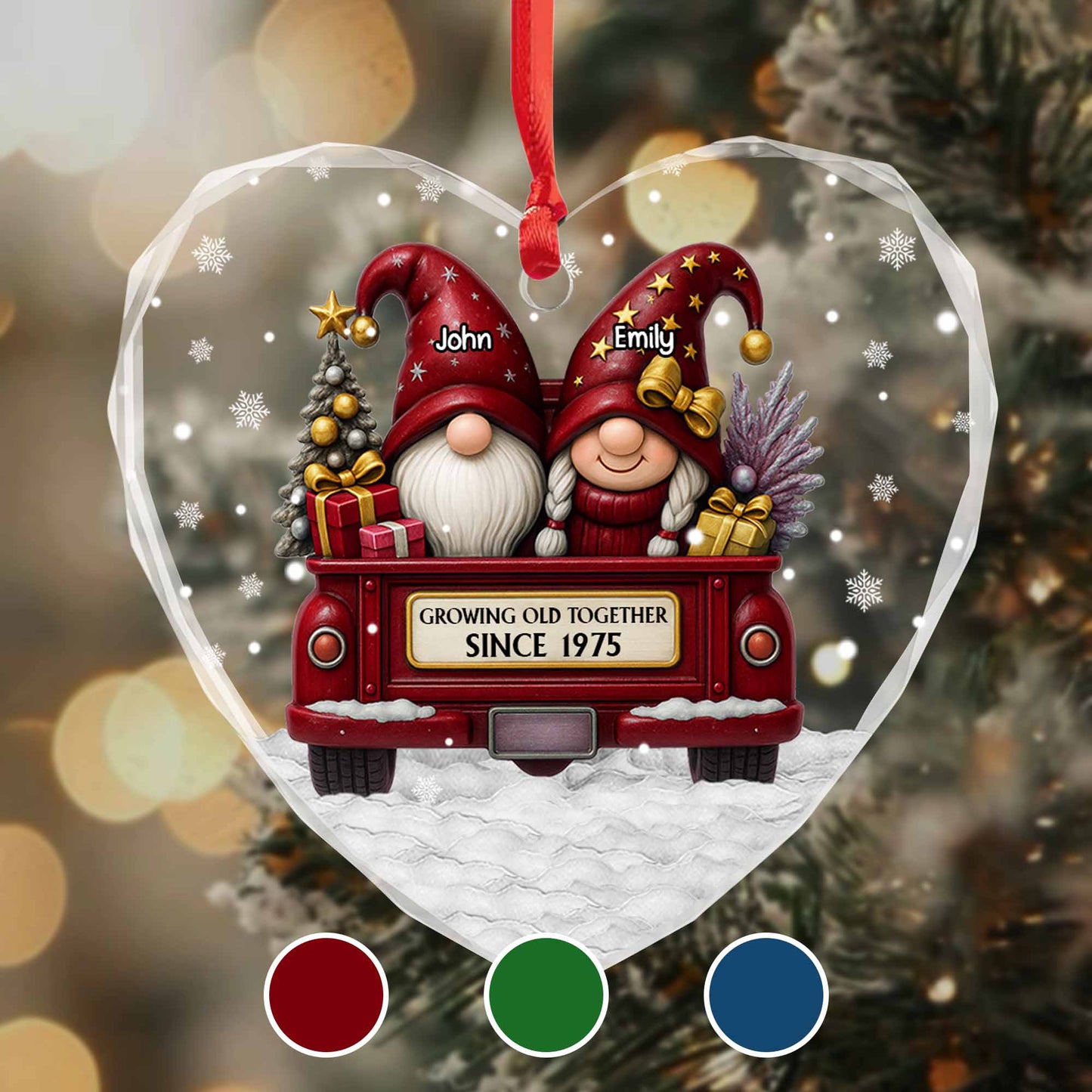 Growing Old Together With Gnomes and Christmas Tree