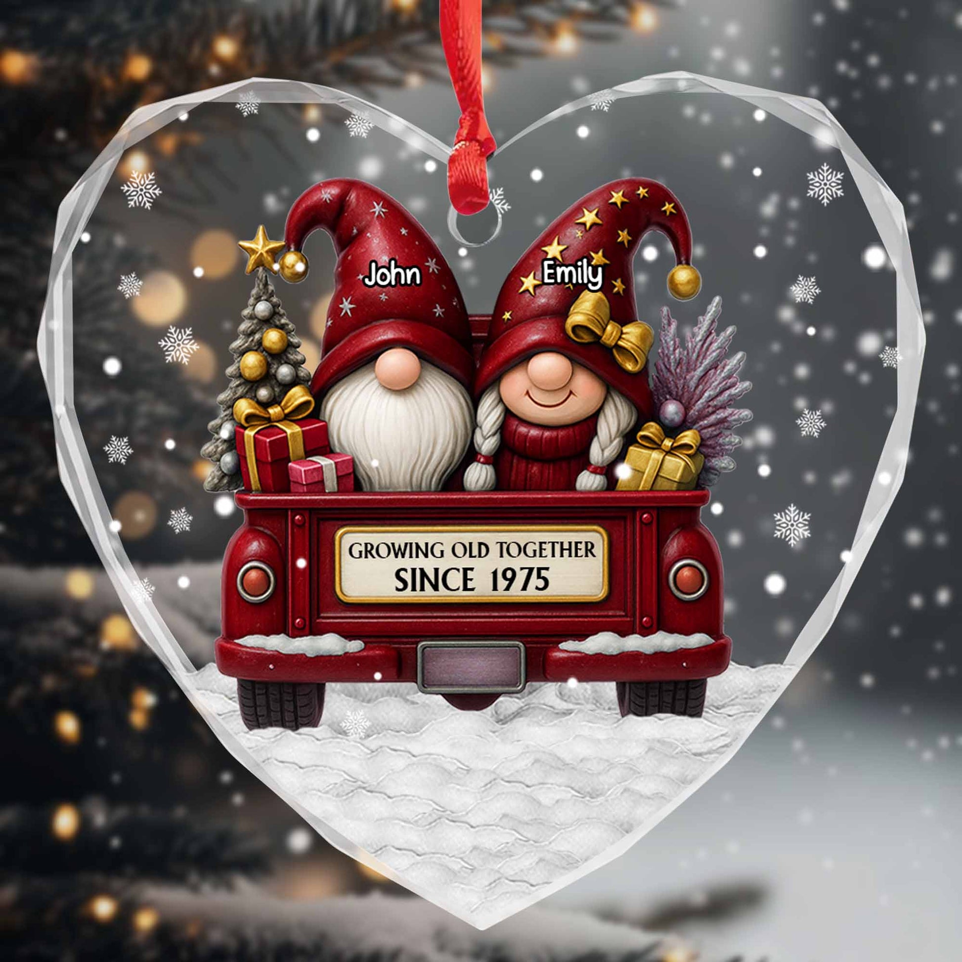 Growing Old Together With Gnomes and Christmas Tree