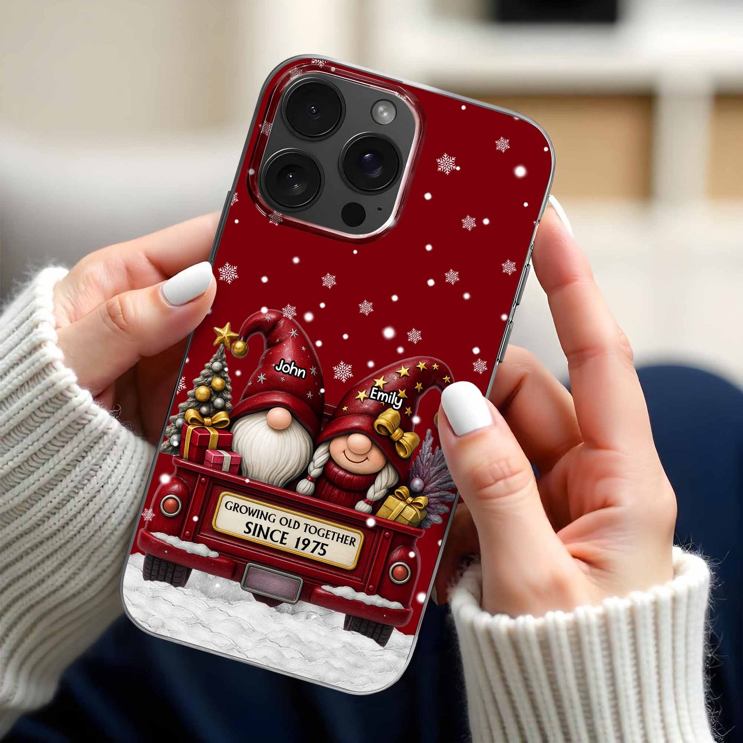 Growing Old Together, Christmas Gnomes On Truck