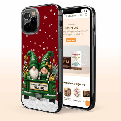 Growing Old Together, Christmas Gnomes On Truck