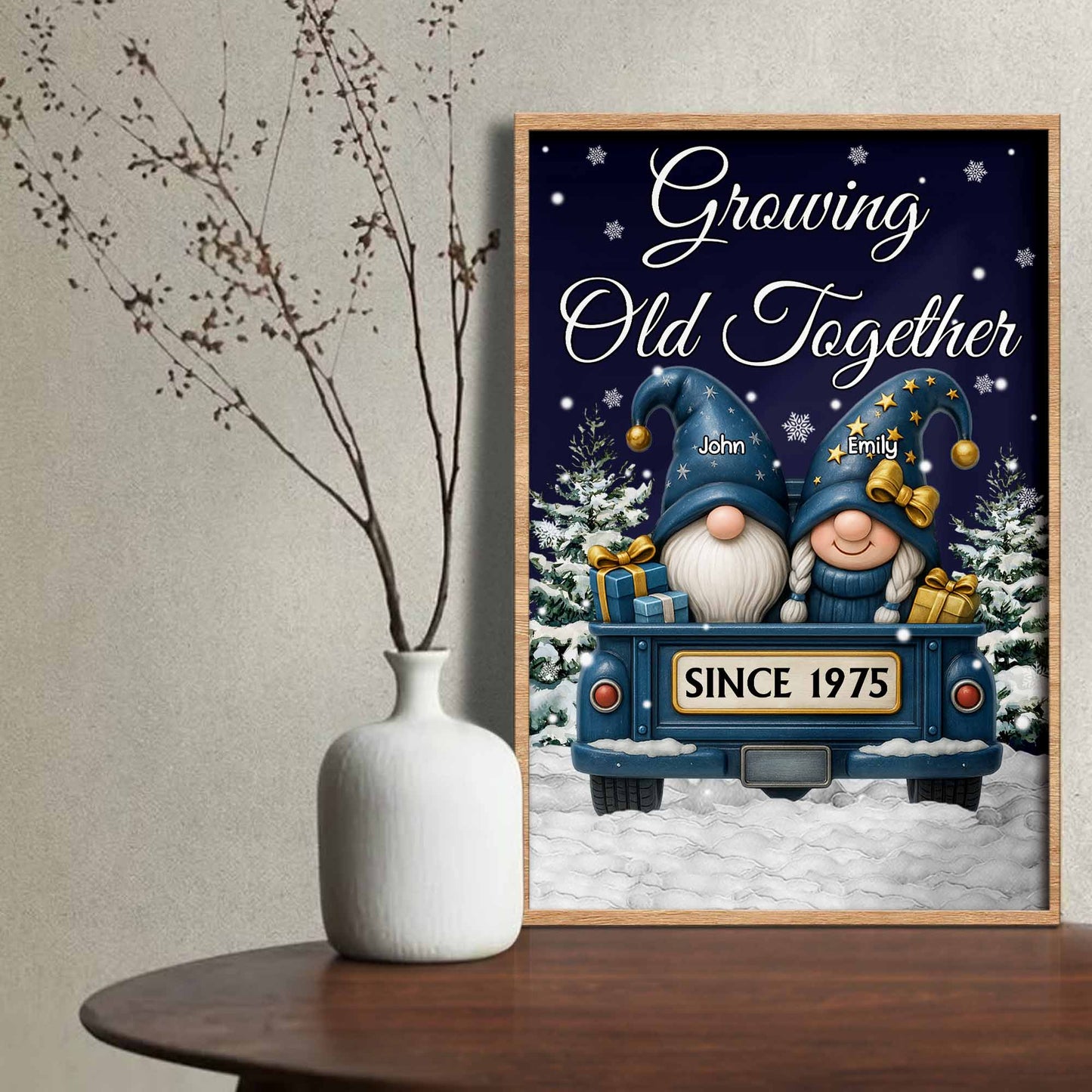 Growing Old Together Vintage Truck and Christmas Gifts