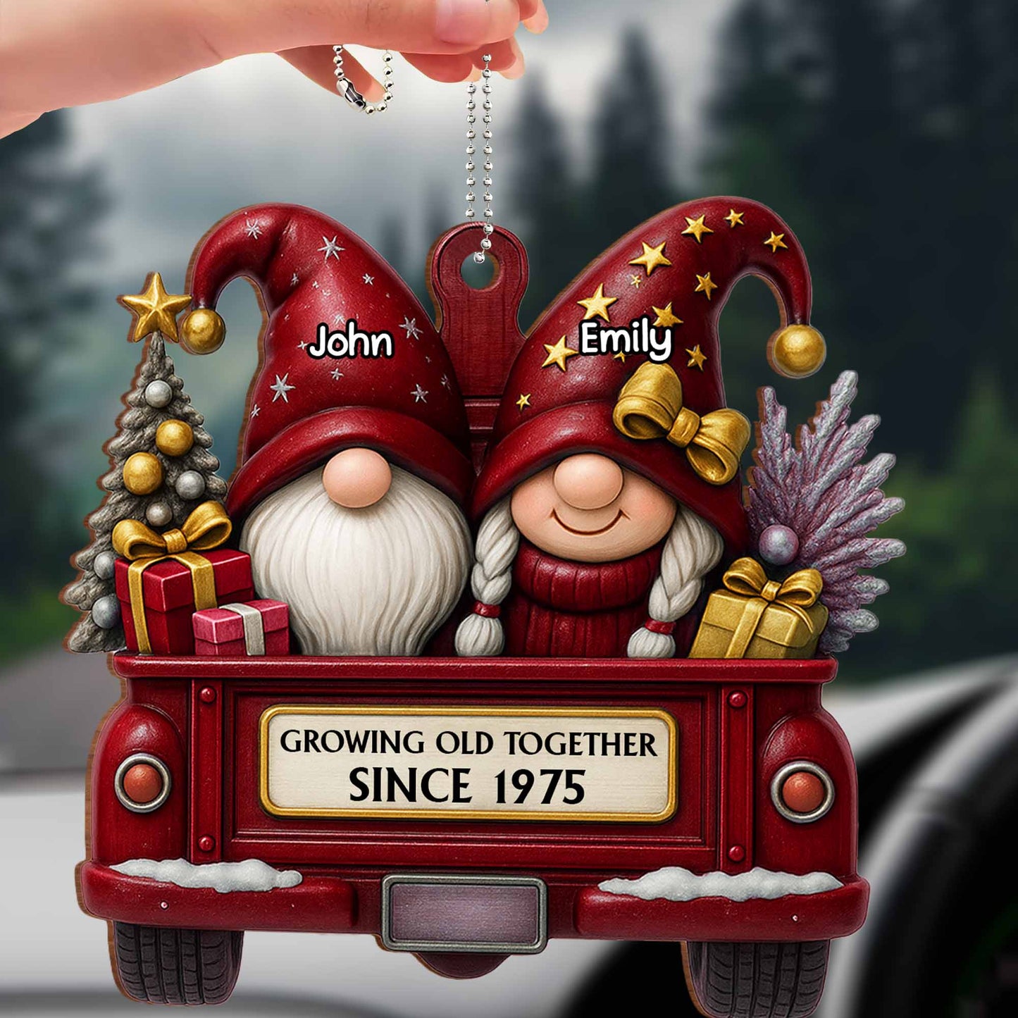 Growing Old Together, Gnomes Riding Truck