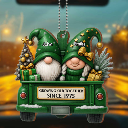 Growing Old Together, Gnomes Riding Truck