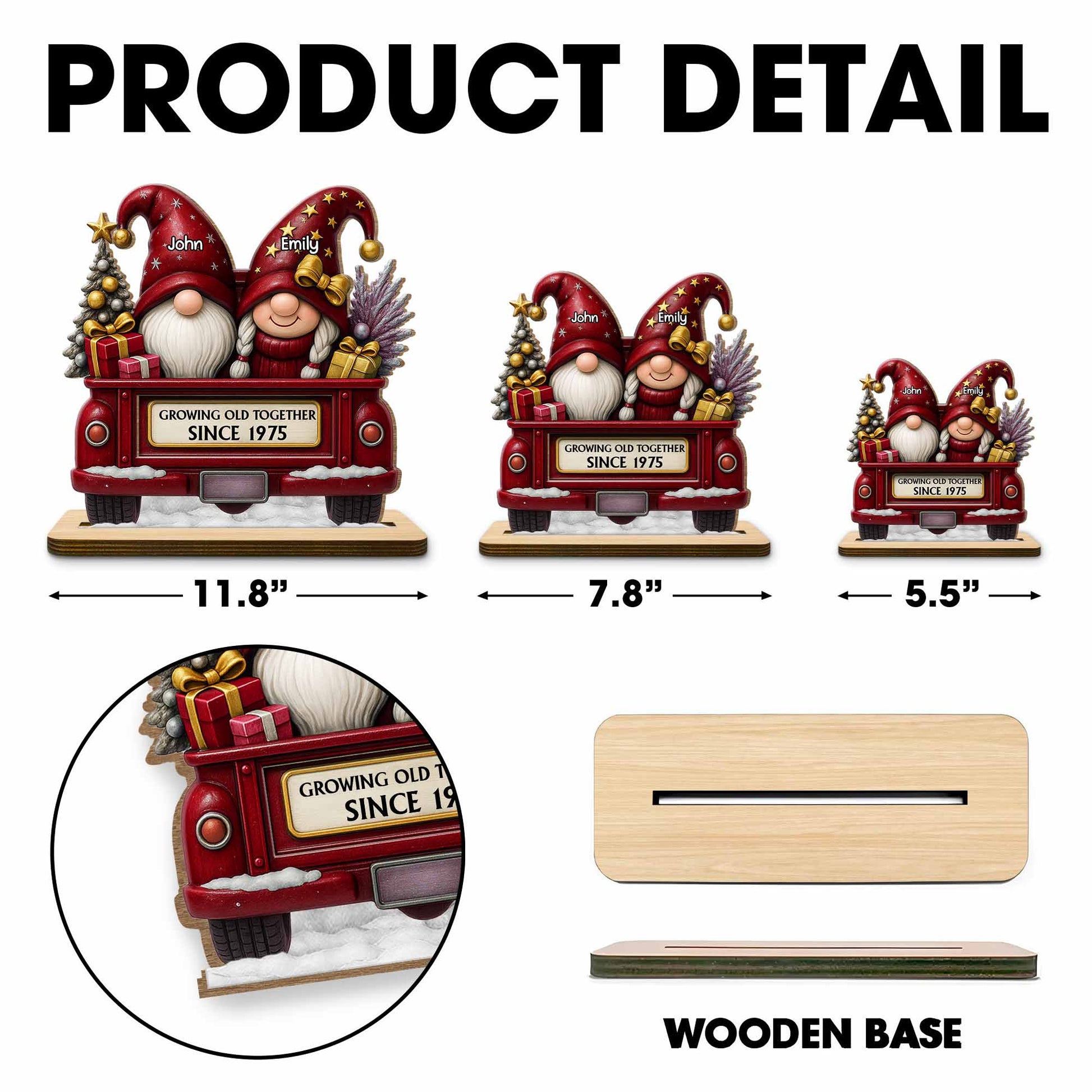 Growing Old Together Since, Gnomes On Holiday Bus