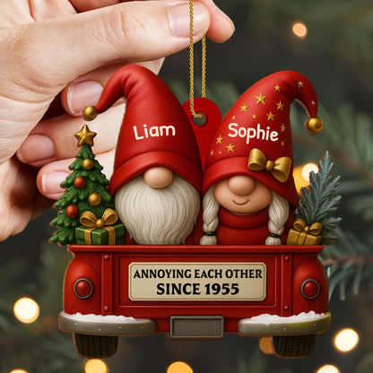 Annoying Each Other Since, Gnomes And Vintage Truck